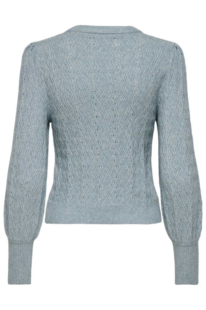 Only blauwe dames trui | Achteraanzicht