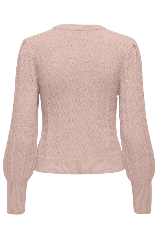 Only roze dames trui | Achteraanzicht