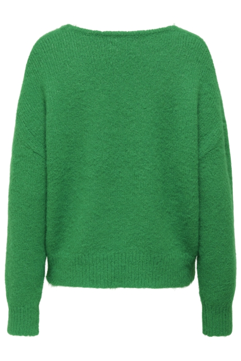 Only groene dames trui | Achteraanzicht