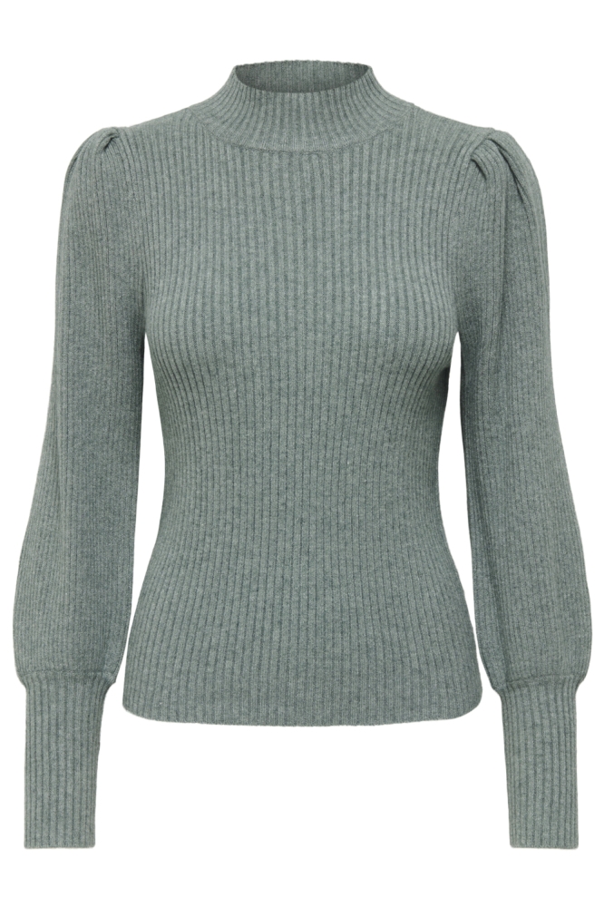 Only groene dames trui | Vooraanzicht