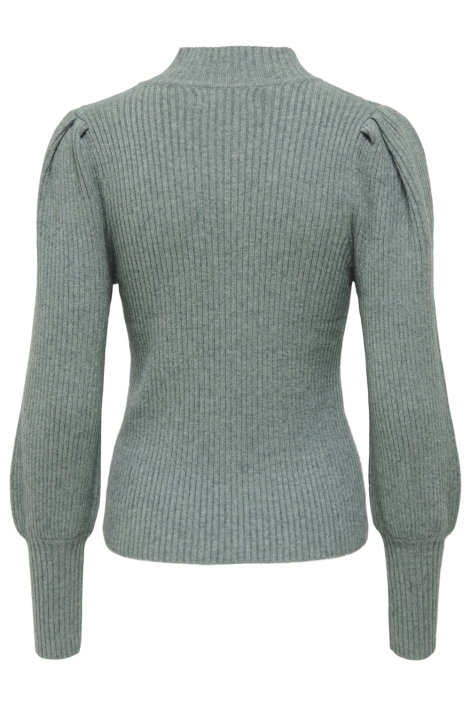 Only groene dames trui | Achteraanzicht