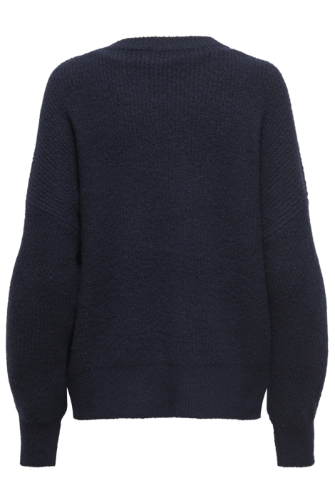 Only blauwe dames trui | Achteraanzicht