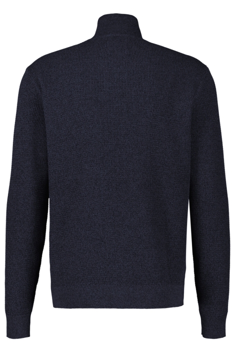 Lerros blauwe heren trui | Achteraanzicht