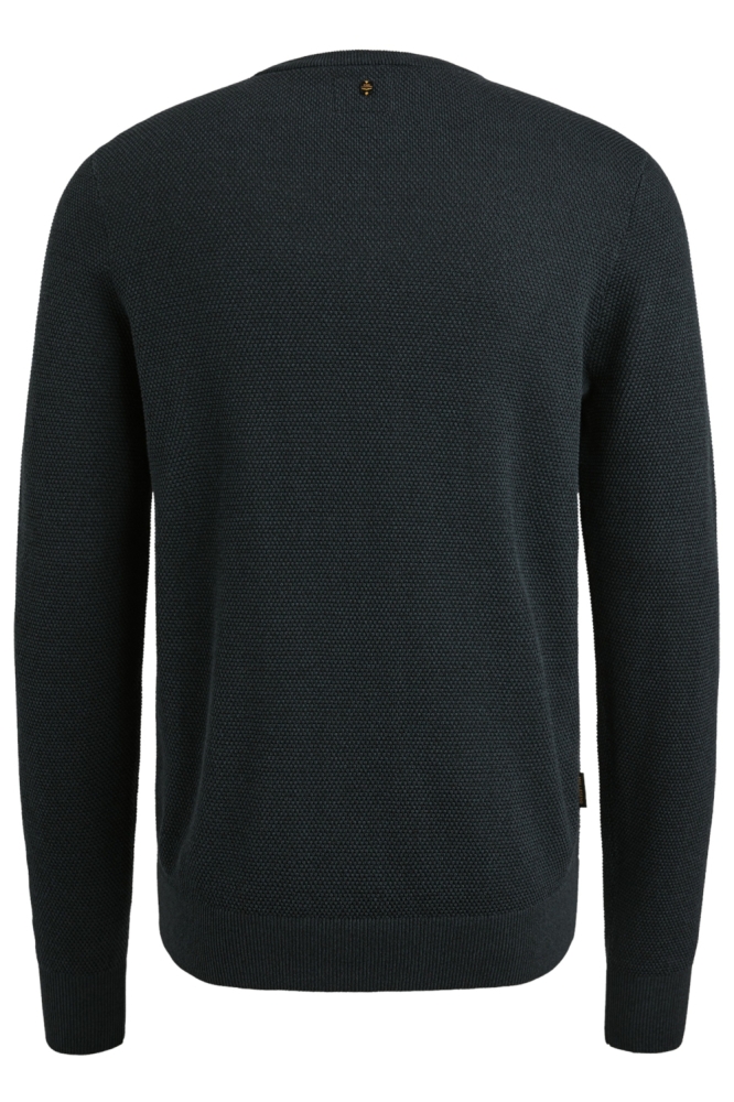 PME legend blauwe heren trui | Achteraanzicht