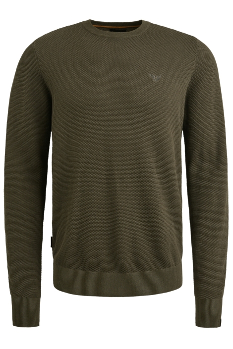 PME legend groene heren trui | Vooraanzicht