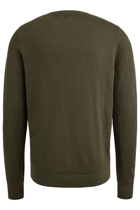 PME legend groene heren trui | Achteraanzicht