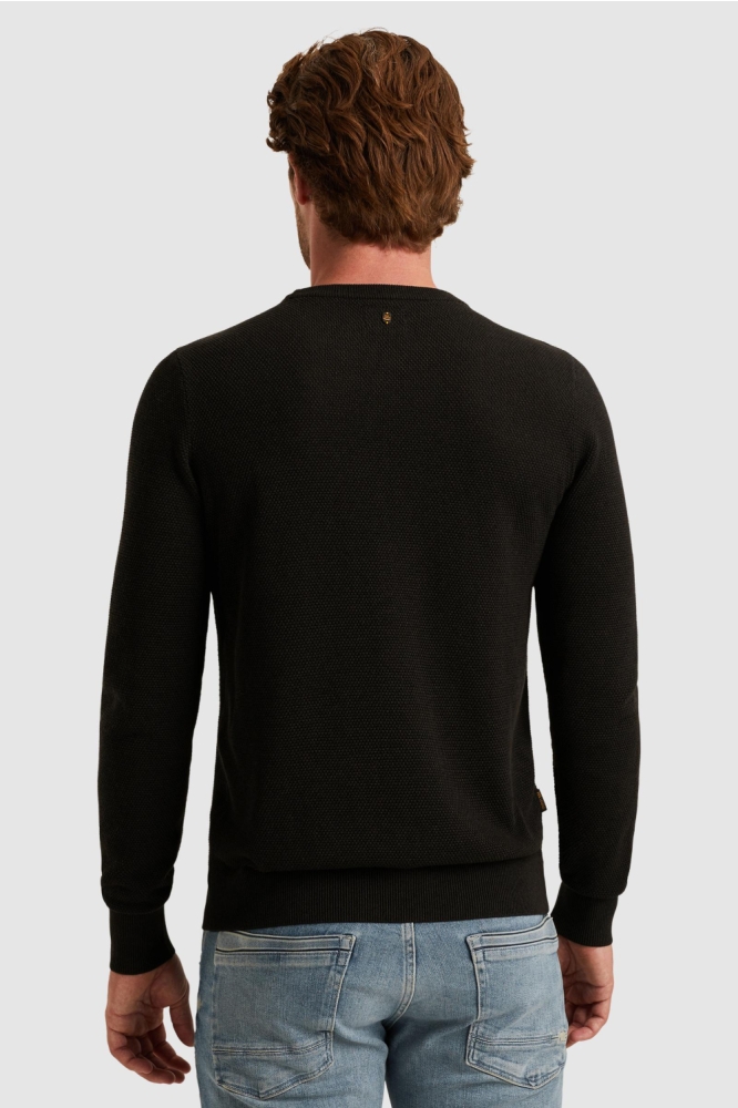 PME legend zwarte heren trui | Model achteraanzicht