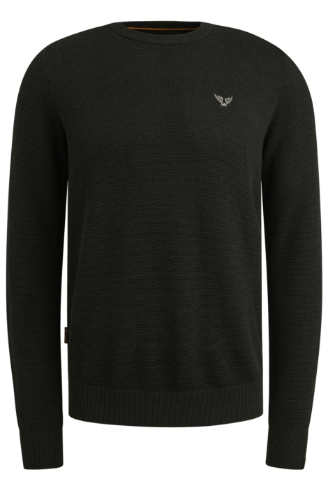 PME legend zwarte heren trui | Vooraanzicht