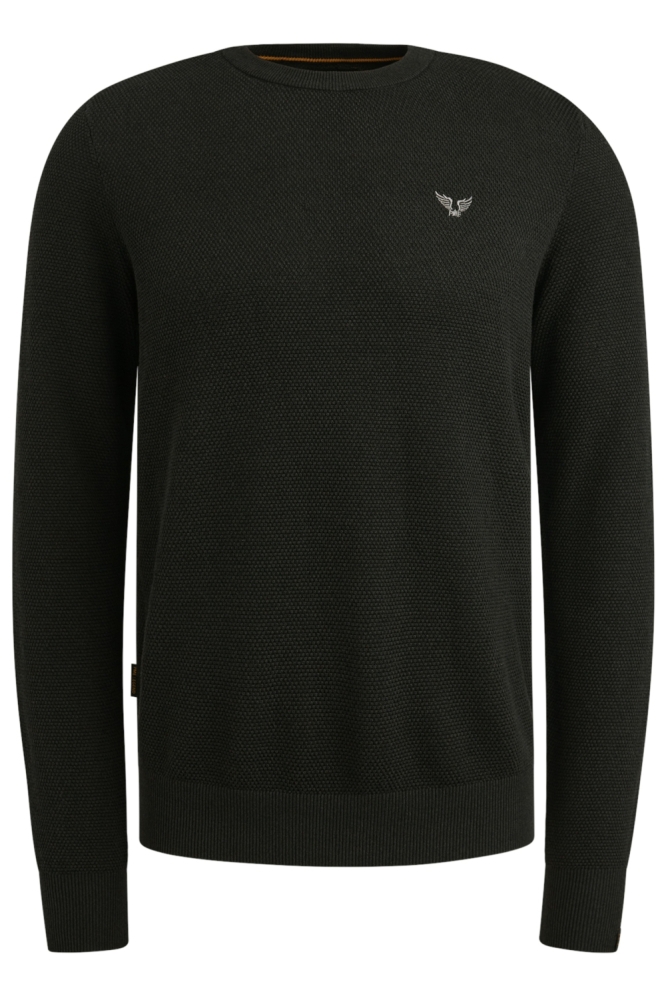 PME legend zwarte heren trui | Vooraanzicht