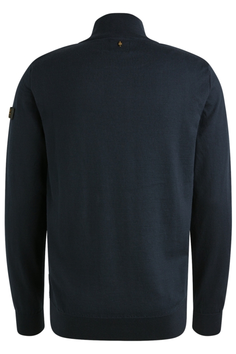 PME legend blauwe heren trui | Achteraanzicht