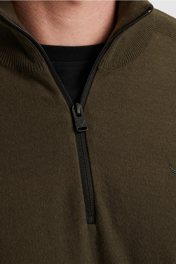PME legend groene heren trui | Close up