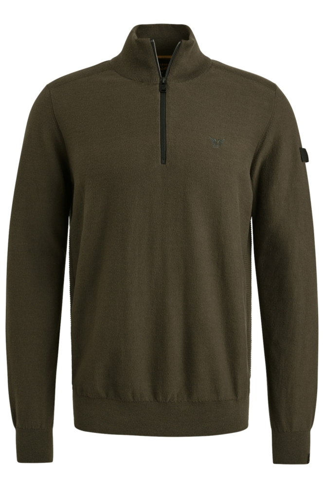 PME legend groene heren trui | Vooraanzicht