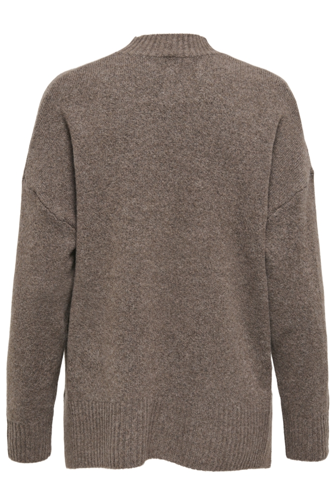 Only bruine dames trui | Achteraanzicht