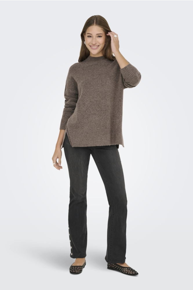 Only bruine dames trui | Model