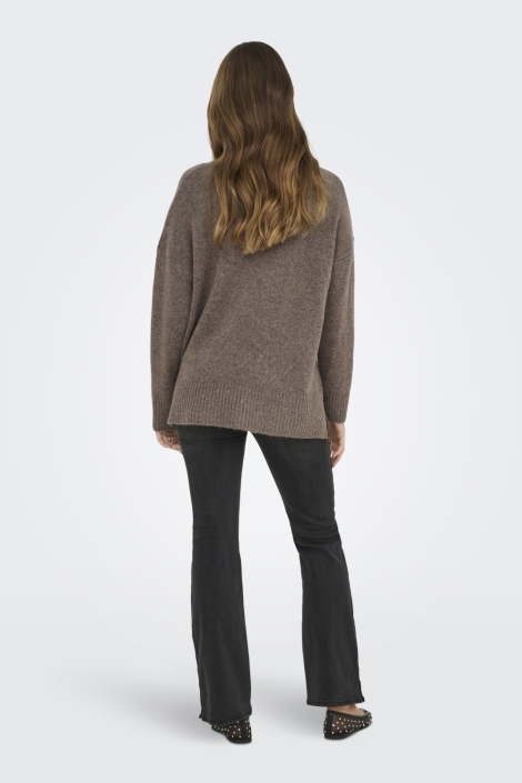 Only bruine dames trui | Model