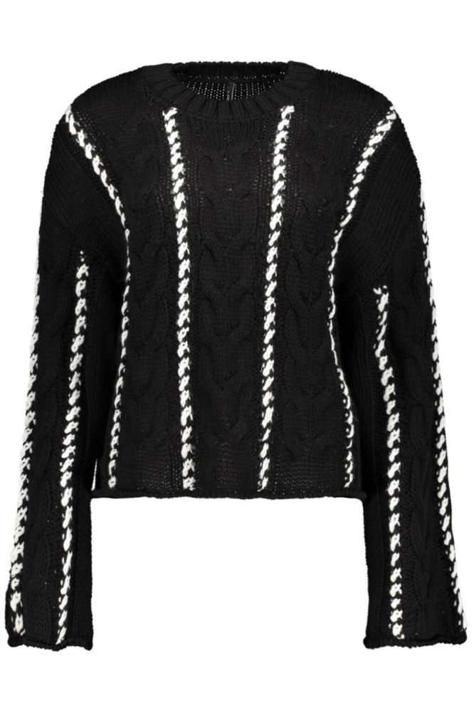 Only zwarte dames trui | Vooraanzicht