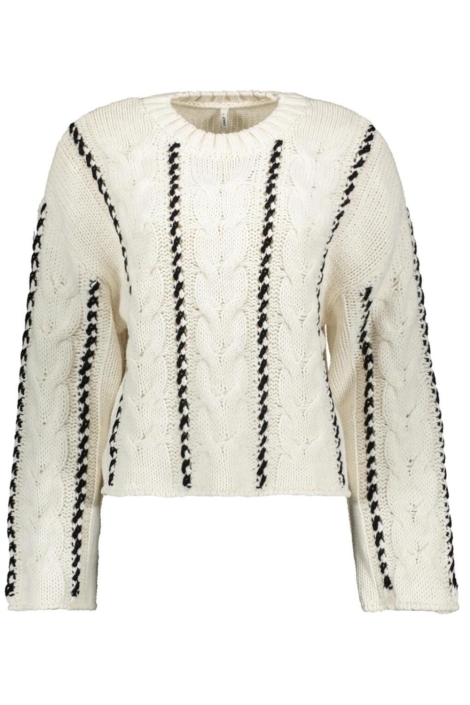 Only witte dames trui | Vooraanzicht