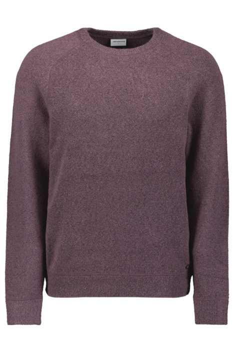 NO-EXCESS paarse heren trui | Vooraanzicht