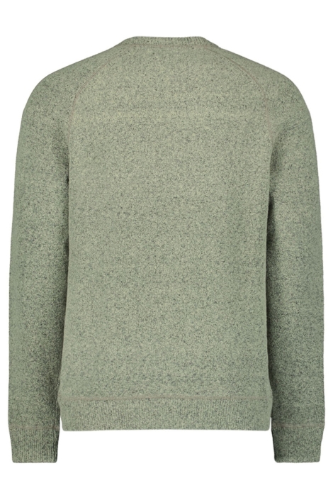 NO-EXCESS groene heren trui | Achteraanzicht