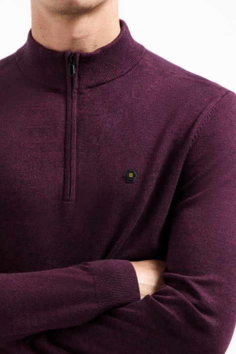 NO-EXCESS paarse heren trui | Kleurstaal