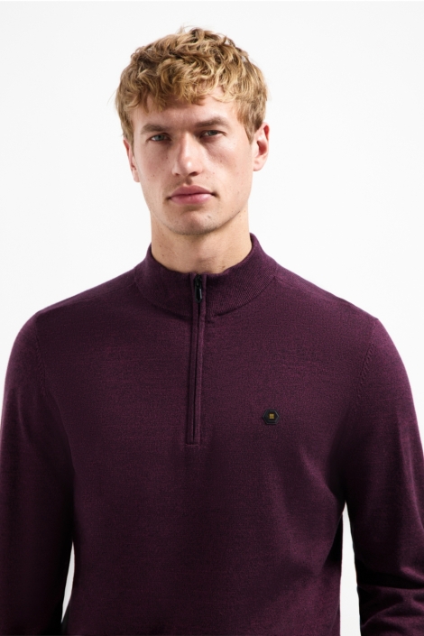 NO-EXCESS paarse heren trui | Close up