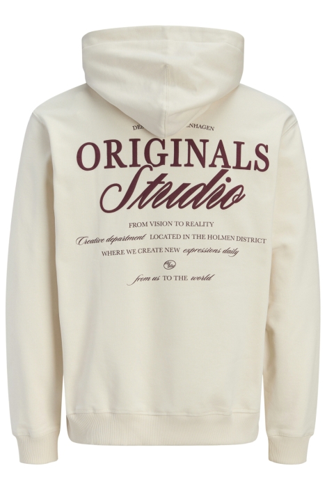 Jack & Jones beige heren sweater | Achteraanzicht