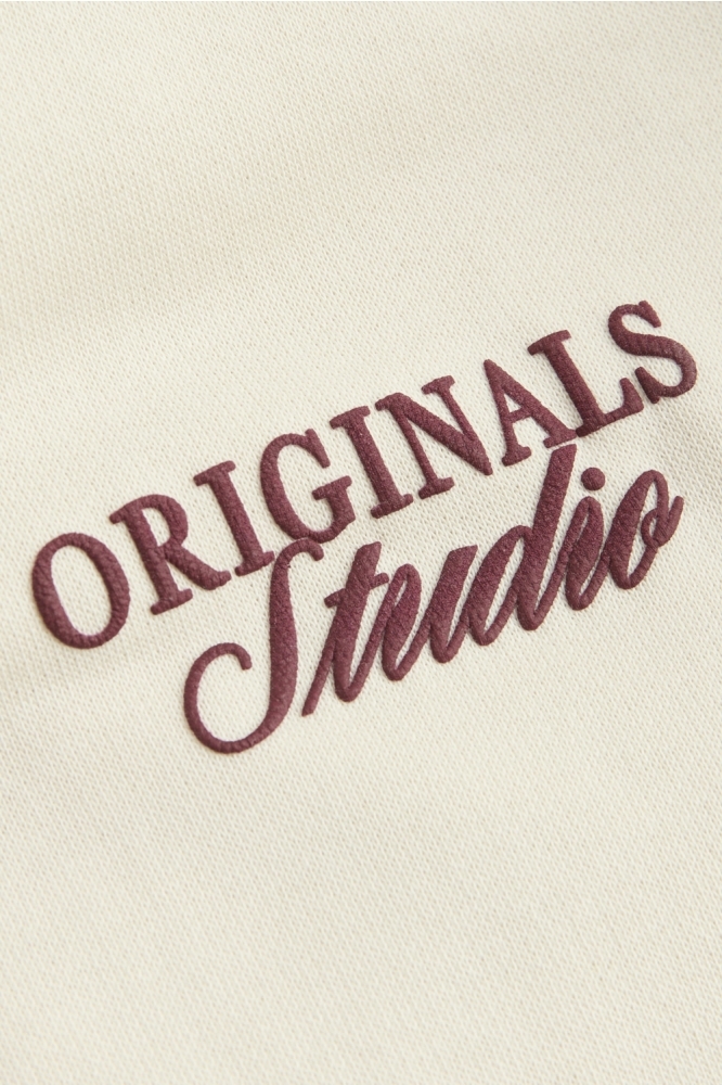 Jack & Jones beige heren sweater | Close up