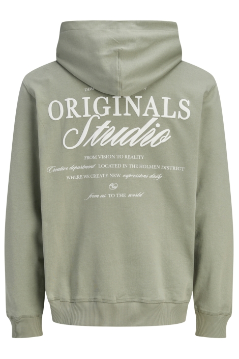 Jack & Jones groene heren sweater | Achteraanzicht