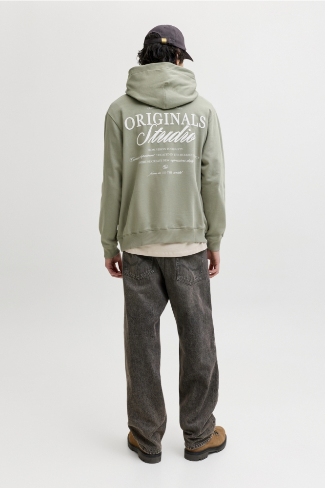Jack & Jones groene heren sweater | Model
