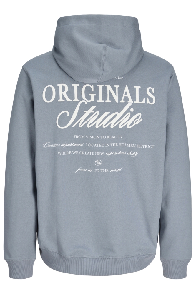 Jack & Jones blauwe heren sweater | Achteraanzicht