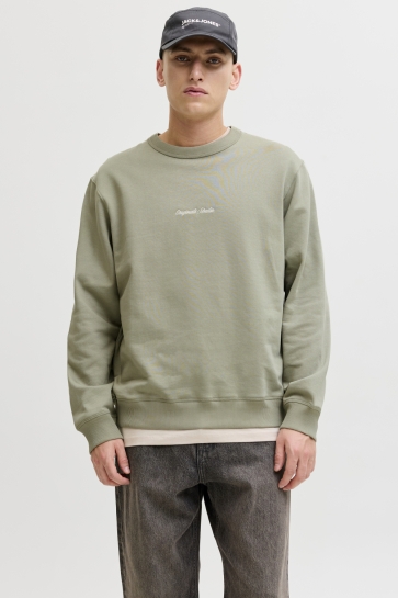 Jack & Jones jornorrebro emb sweat crew noos Groen