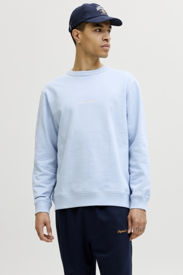 Jack & Jones Trui JORNORREBRO EMB SWEAT CREW NOOS 12282893 Cashmere Blue