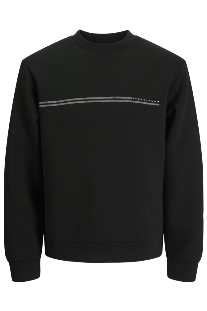 Jack & Jones zwarte heren sweater | Vooraanzicht