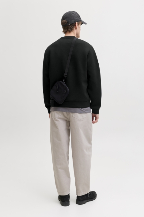 Jack & Jones zwarte heren sweater | Model