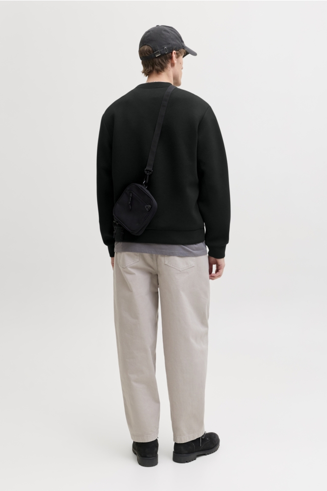 Jack & Jones zwarte heren sweater | Model