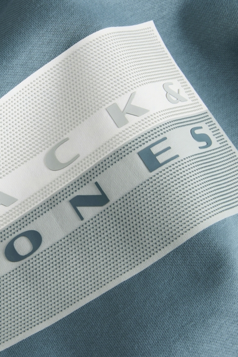 Jack & Jones groene heren sweater | Close up