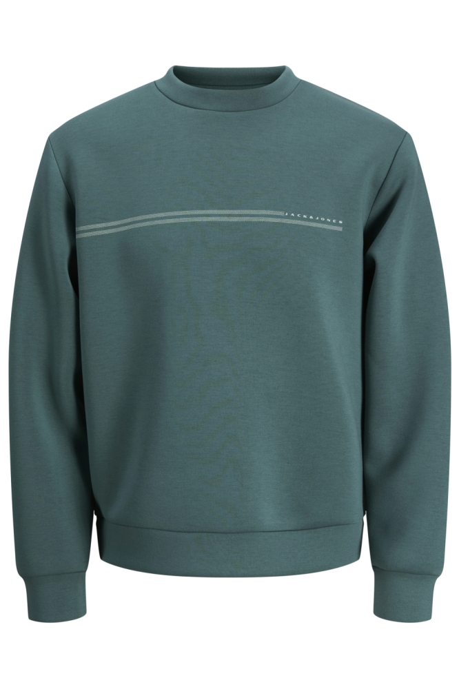 Jack & Jones groene heren trui | Vooraanzicht