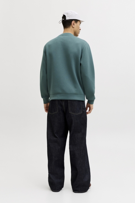 Jack & Jones groene heren sweater | Model