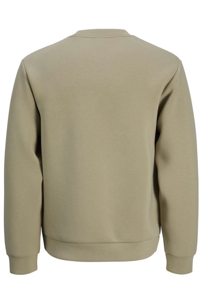 Jack & Jones beige heren sweater | Achteraanzicht