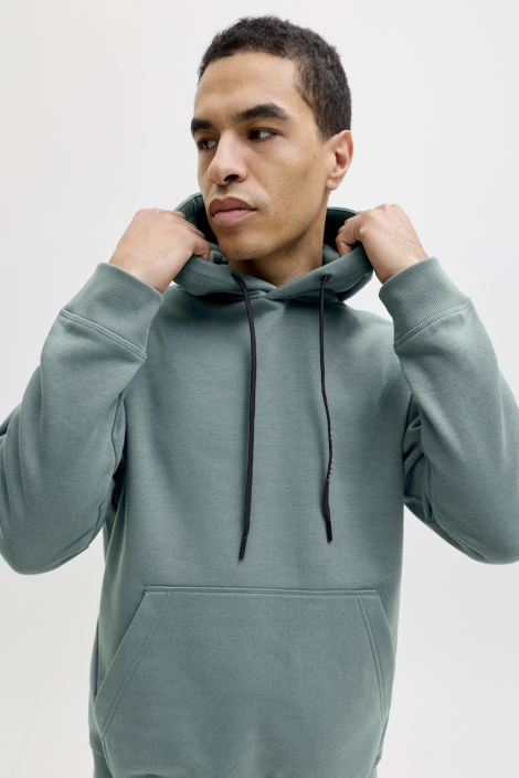 Jack & Jones groene heren sweater | Close up