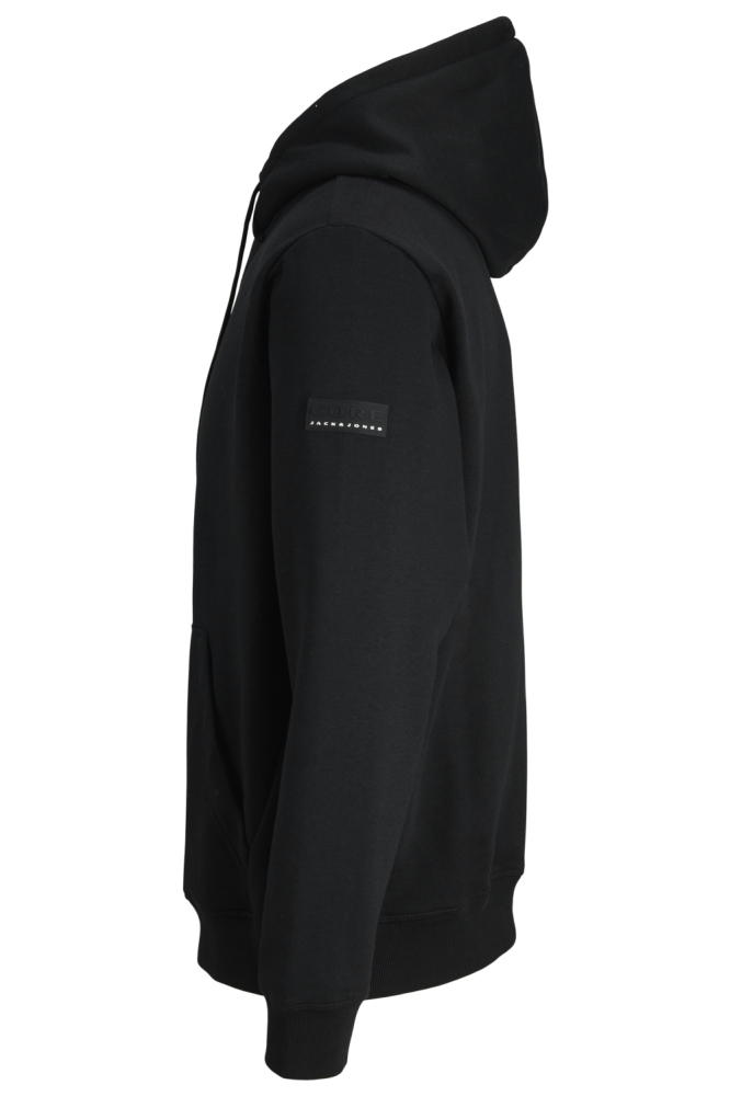 Jack & Jones zwarte heren sweater | Zijaanzicht