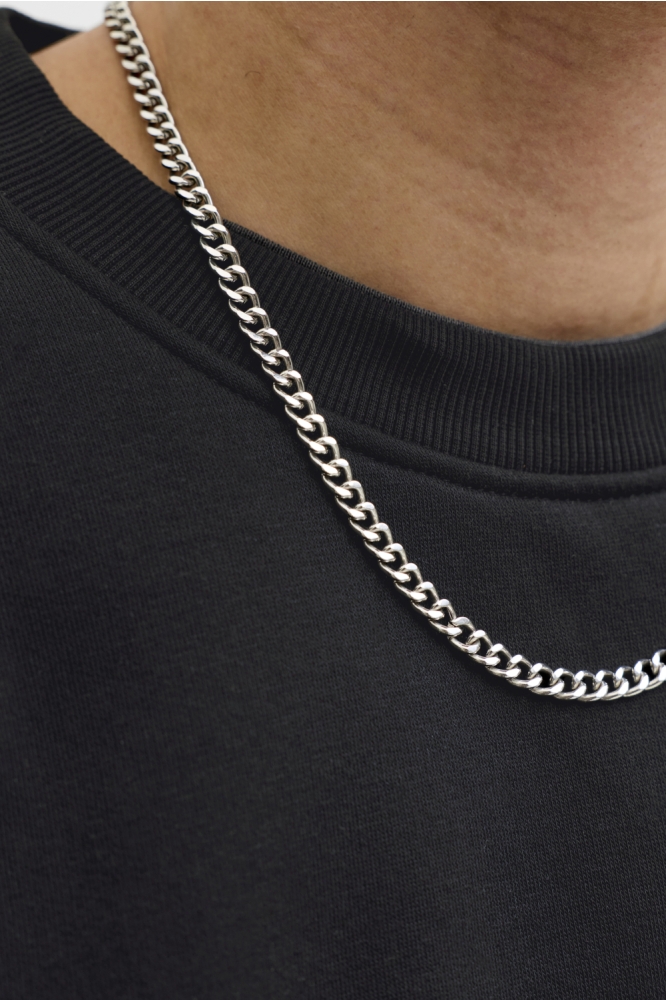 Jack & Jones zwarte heren sweater | Close up