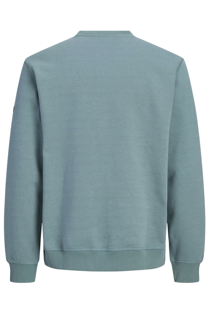 Jack & Jones groene heren sweater | Achteraanzicht