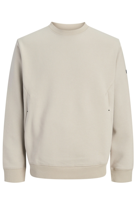 Jack & Jones beige heren sweater | Vooraanzicht
