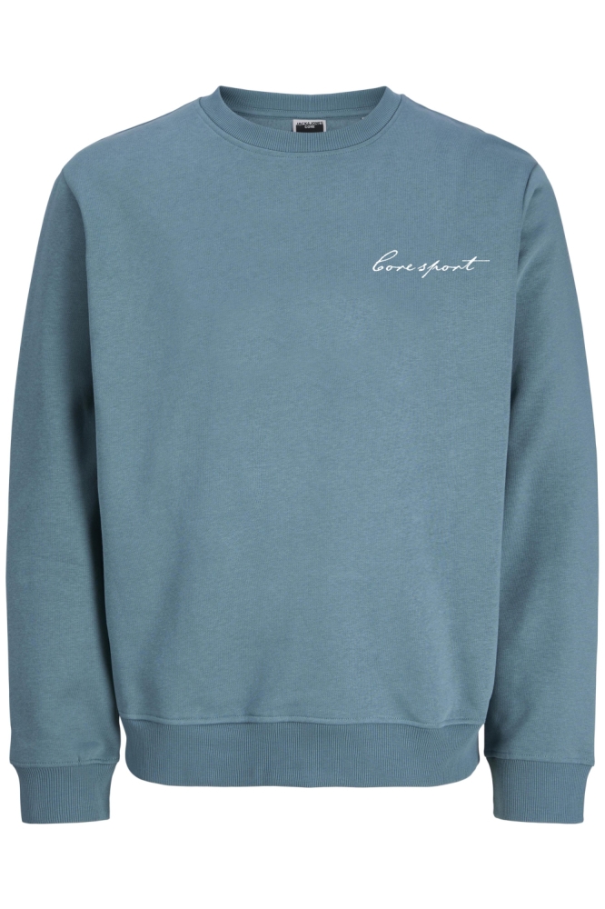 Jack & Jones groene heren sweater | Vooraanzicht