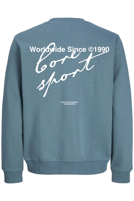 Jack & Jones groene heren sweater | Achteraanzicht