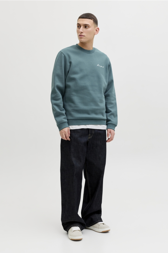 Jack & Jones groene heren sweater | Model