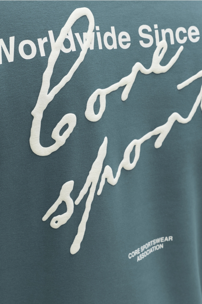 Jack & Jones groene heren sweater | Close up
