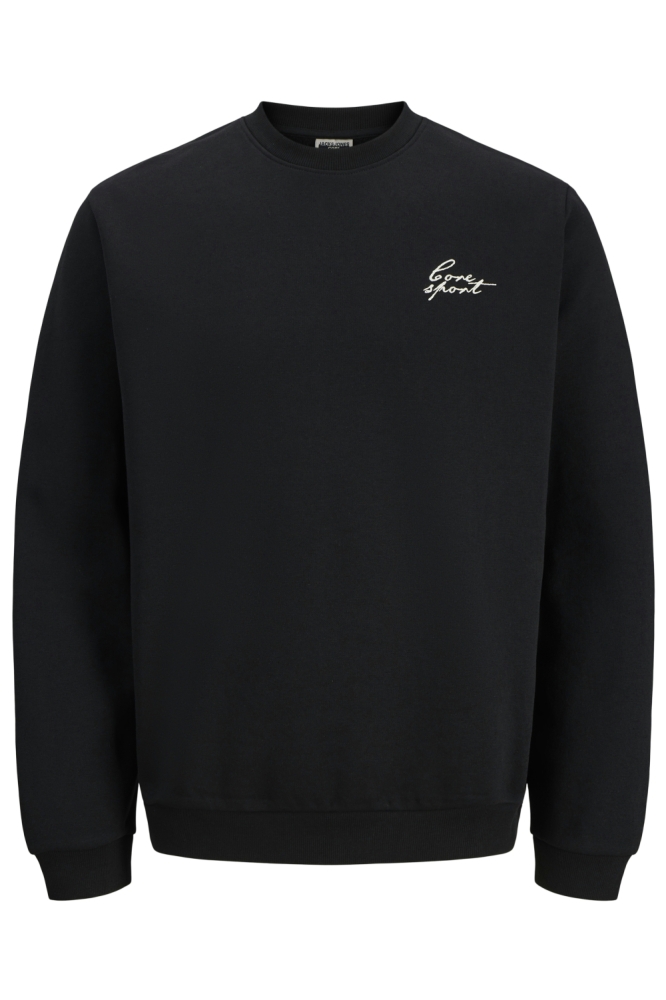Jack & Jones zwarte heren sweater | 