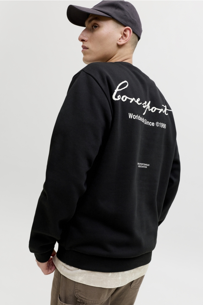 Jack & Jones zwarte heren sweater | 